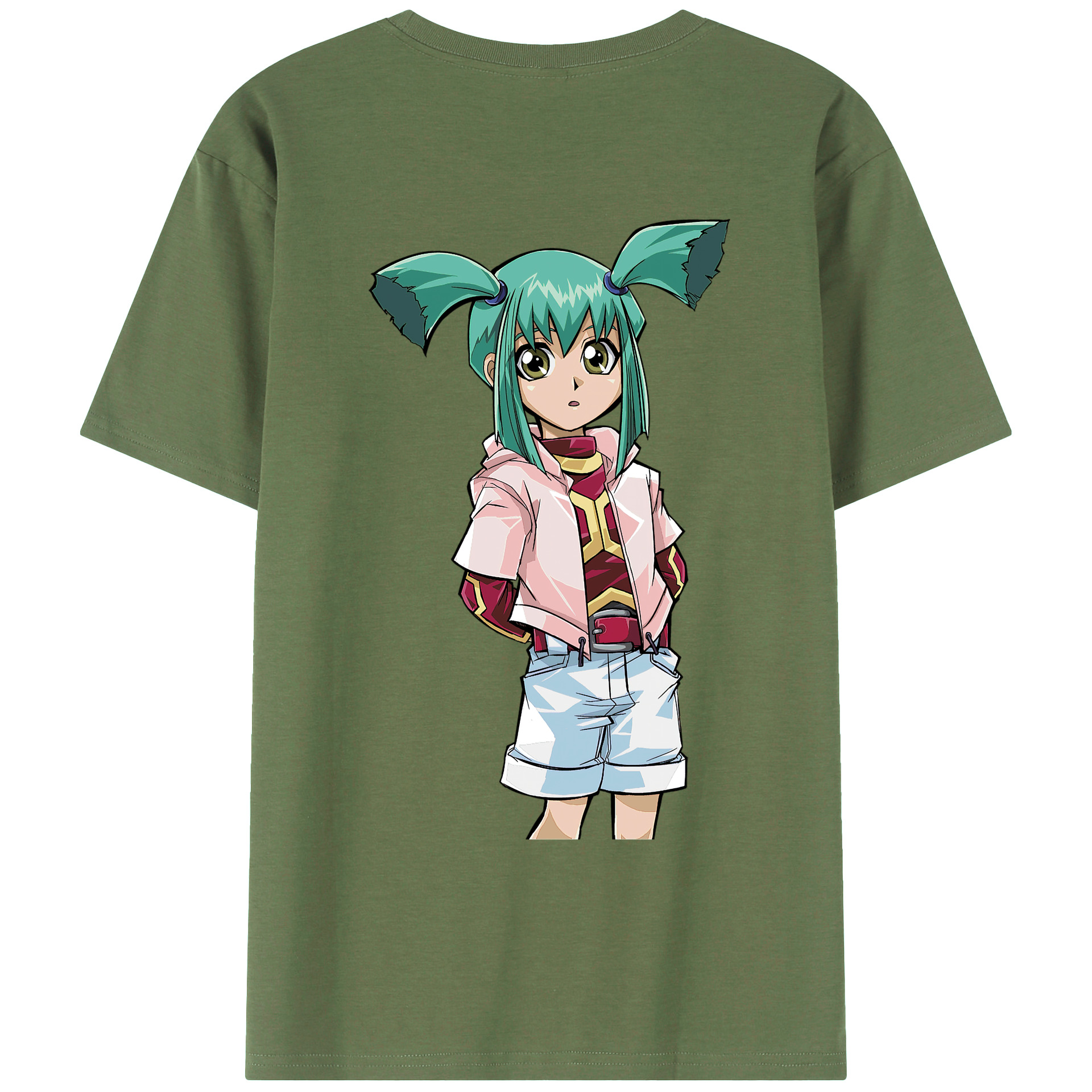 （画像用） 遊☆戯☆王 Yu-Gi-Oh! 綿100％ メンズ半袖Tシャツ（バックプリント） 通気性